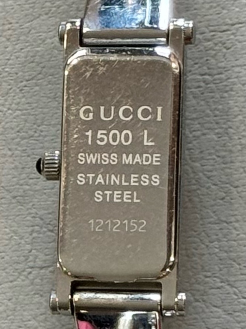 GUCCI Vintage Stainless Steel Bangle Watch - Picture 14 of 17